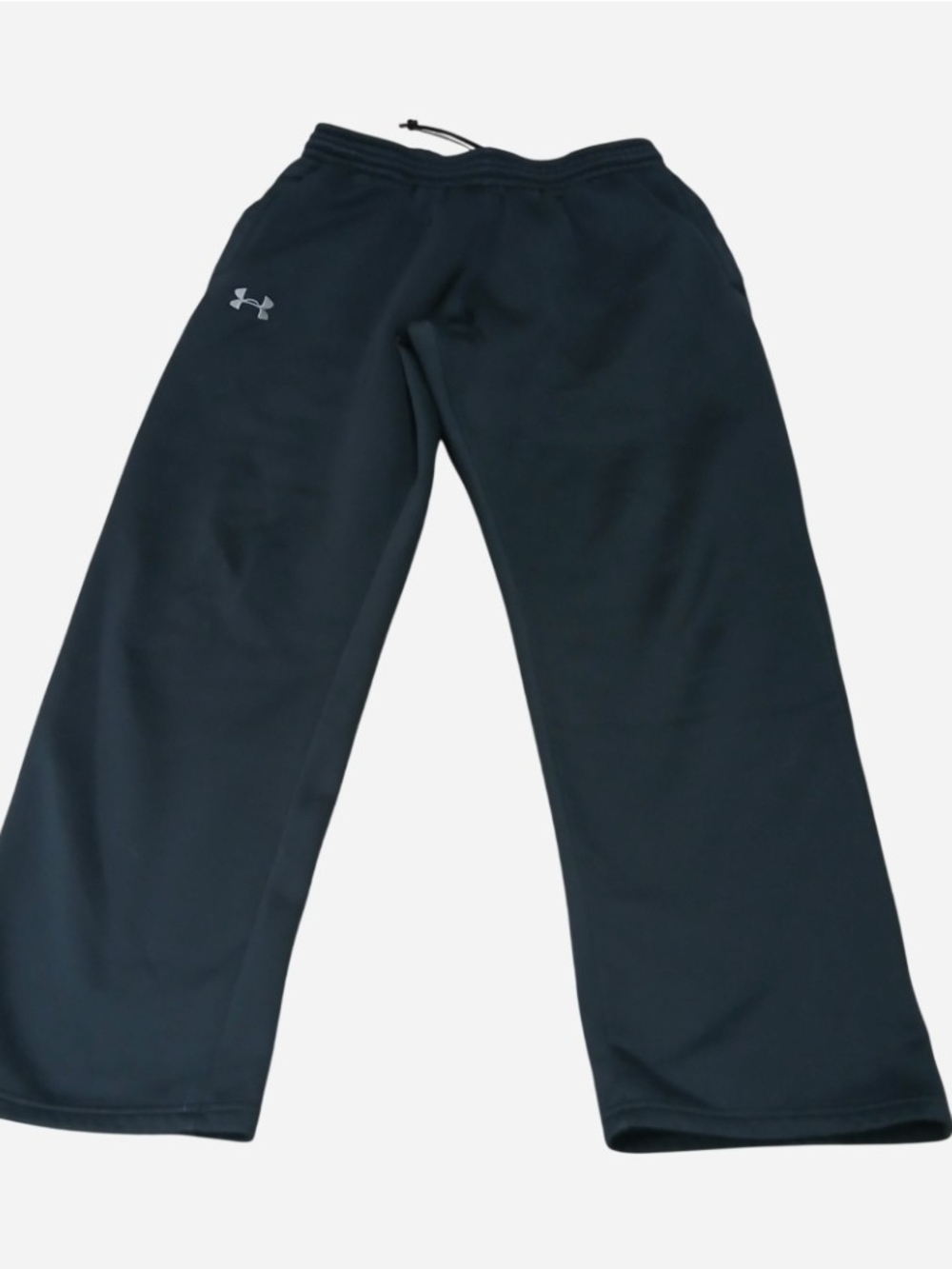 Under Armour Coldgear Sweatpants Fleece Mens Sz L Loose  Drawstrings  Black